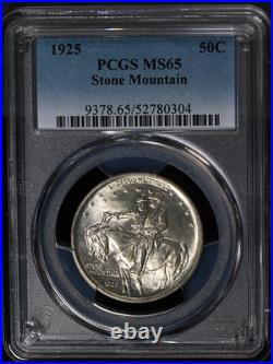 1925 Stone Mountain Commem Half Dollar PCGS MS65