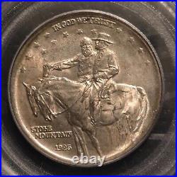 1925 Stone Mountain Commemorative Half Dollar 50c PCGS MS 65 Blazing Luster