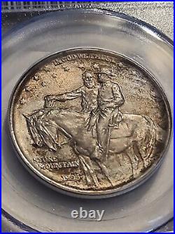 1925 Stone Mountain Commemorative Half Dollar 50c PCGS MS 65- TONED-SEE STORE