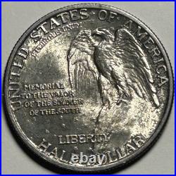 1925 Stone Mountain Commemorative Half Dollar MS+ Uncirculated Toned