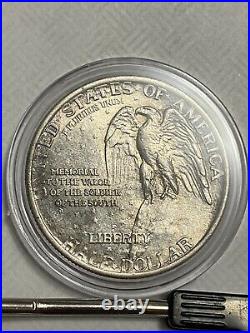 1925 Stone Mountain Commemorative Silver Half Dollar 50C Genuine TONED CC747