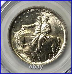 1925 Stone Mountain Commemorative Silver Half Dollar Graded MS65 by PCGS