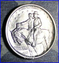 1925 Stone Mountain Commemorative Silver Half Dollar Nice Collector Coin