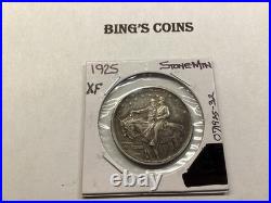 1925-Stone Mountain Commerative Silver Half Dollar-Toned XF/AU-071925-32 1925-Stone Mountain Commerative Silver Half Dollar-Toned XF/AU-071925-32