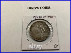 1925-Stone Mountain Commerative Silver Half Dollar-Toned XF/AU-071925-32 1925-Stone Mountain Commerative Silver Half Dollar-Toned XF/AU-071925-32