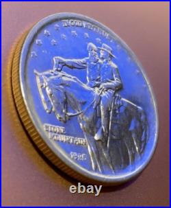 1925 Stone Mountain Half Dollar, Silver Commemorative/ Comes with FREE $1 coin