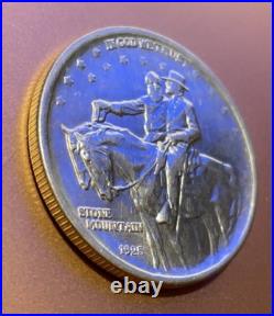 1925 Stone Mountain Half Dollar, Silver Commemorative/ Comes with FREE $1 coin