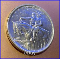 1925 Stone Mountain Half Dollar, Silver Commemorative/ Comes with FREE $1 coin