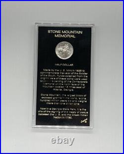 1925 Stone Mountain Memorial Commemorative Half Dollar BU in plastic holder