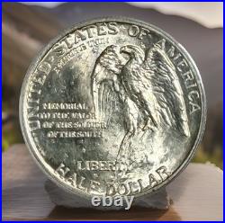 1925 Stone Mountain Old Commemorative Half Dollar PCGS MS-64 Older Series Holder