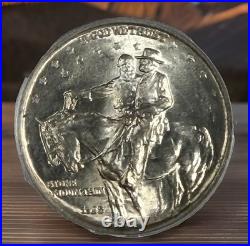 1925 Stone Mountain Old Commemorative Half Dollar PCGS MS-64 Older Series Holder