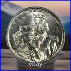 1925 Stone Mountain Old Commemorative Half Dollar PCGS MS-64 Older Series Holder