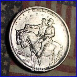 1925 Stone Mountain Silver Commemorative Half Dollar Coin. Free Shipping