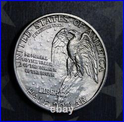 1925 Stone Mountain Silver Commemorative Half Dollar Coin. Free Shipping