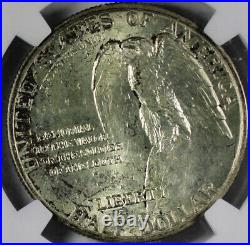 1925 Stone Mountain Silver Half Dollar Commemorative NGC MS-64 Toned
