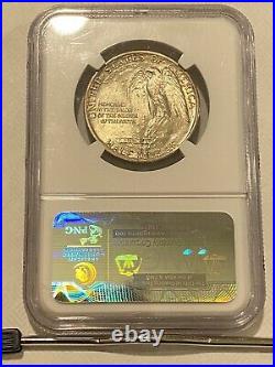 1925 Stone Mountain Silver Half Dollar MS-65 NGC + CAC Dual Certified GEM WOW