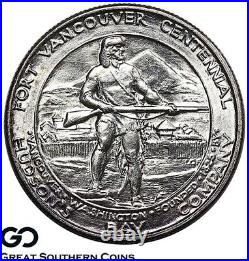 1925 Vancouver Commemorative Half Dollar, Better Date Commem Free Shipping