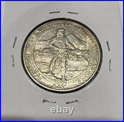 1925 Vancouver Commemorative Silver Half Dollar 50C Coin Great Detail
