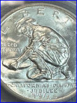 1925-s Califronia Commemorative Half Dollar Pcgs Ms66 Ogh Gorgeous