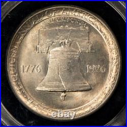 1926 50c American Sesqi Commemorative Silver Half Dollar OGH PCGS MS 63 C1245 1926 50c American Sesqi Commemorative Silver Half Dollar OGH PCGS MS 63 C1245