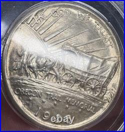 1926 50c Oregon Silver Commemorative Half Dollar PCGS Rattler MS64 (677)