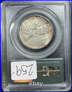 1926 Oregon Commemorative Silver Half Dollarpcgs Ms65old Green Holder#9025