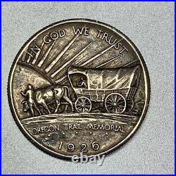 1926 Oregon Trail Commemorative Half Dollar Nice Detail