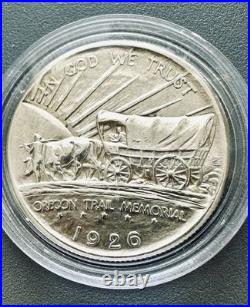 1926 Oregon Trail Memorial Silver Half Dollar in CH BU Condition 1926 Oregon Trail Memorial Silver Half Dollar in CH BU Condition