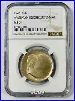 1926 P Classic Commemorative Sesquicentennial NGC MS-64 AMERICAN