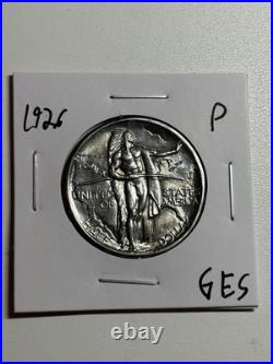1926 P Oregon Trail Commemorative Half Dollar Unc Better Commem