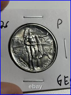 1926 P Oregon Trail Commemorative Half Dollar Unc Better Commem
