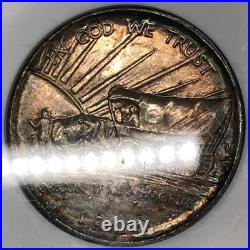 1926 P Oregon Trail Memorial Commemorative Half Dollar NGC MS-66 CAC nice tone