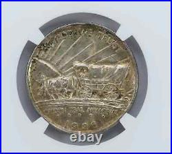 1926 S Oregon Trail Commemorative Half Dollar 50c Ngc Ms 64 Mint Unc (005)