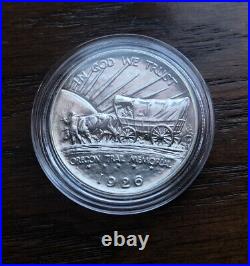 1926-S Oregon Trail Commemorative Silver Half Dollar. BU CONDITION