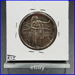 1926 S Oregon Trail Commemorative Silver US Half Dollar CH AU ABOUT UNC Toned