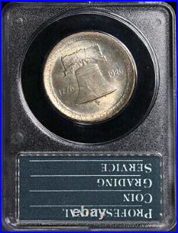 1926 Sesqui Commem Half Dollar CAC Sticker PCGS MS64 Rattler Holder