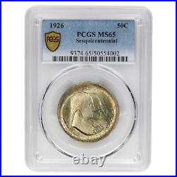 1926 Sesquicentennial Commemorative Half Dollar, 50C PCGS MS 65