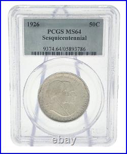 1926 Sesquicentennial Commemorative Half Dollar Pcgs Ms-64