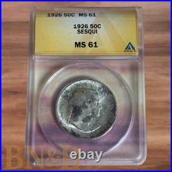 1926 Sesquicentennial Half Dollar ANACS MS61