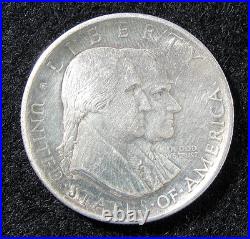 1926 Sesquicentennial Sesqui Commemorative Half Dollar AU / UNC cleaned