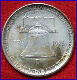 1926 Sesquicentennial Silver Commemorative Silver Half Dollar Free USA Ship