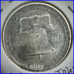 1926 Silver Sesquicentennial Half Dollar. 900 Commemorative Low Mintage 1926 Silver Sesquicentennial Half Dollar. 900 Commemorative Low Mintage