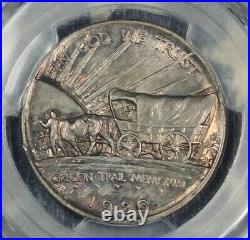 1926-s Oregon Silver Commemorative Half Dollar Coin Pcgs Ms64 Free Shipping