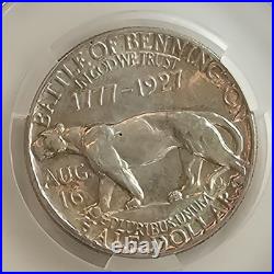 1927, VERMONT, Half Dollar CAC, MS 64