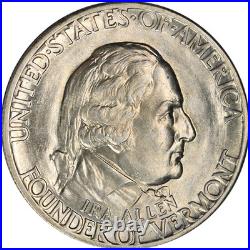 1927 Vermont Commem Half Dollar Nice BU+ Great Eye Appeal Nice Strike