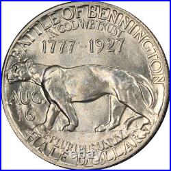 1927 Vermont Commem Half Dollar Nice BU+ Great Eye Appeal Nice Strike