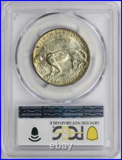 1927 Vermont Commemorative Half Dollar Silver 50C UNC Detail Cleaned PCGS