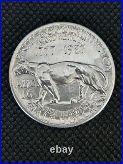 1927 Vermont Commemorative Half Dollar Uncirculated Coin Luster Gem UNC