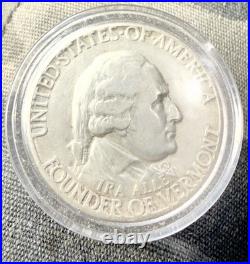 1927 Vermont Commemorative Silver Half Dollar AU? Rare