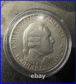 1927 Vermont Commemorative Silver Half Dollar AU? Rare